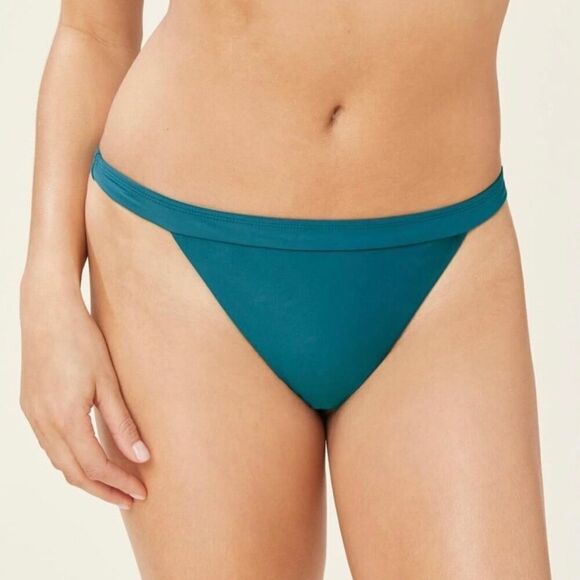 NWT Andie Azure Blue Caicos Swimsuit Bottom Size Medium - Picture 1 of 7